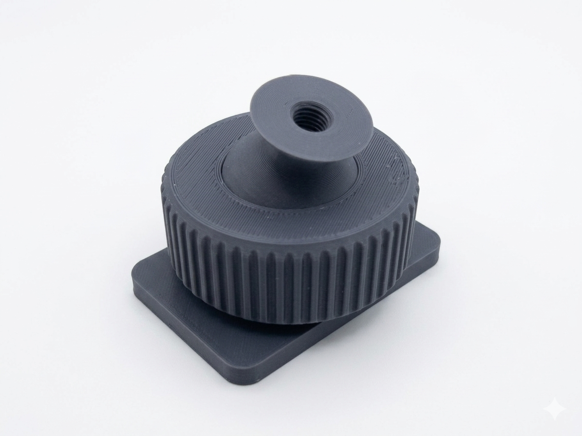 Pièce souple en TPU noir — impression 3D LayerLy Lab